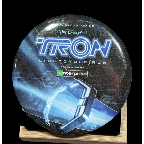 Disney World D23 Tron Lightcycle/Run Large Button - Picture 1 of 4